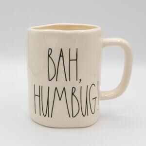 RAE DUNN by Magenta Ceramic Mug Bah Humbug 160z